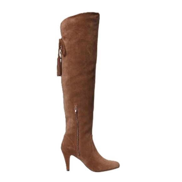 Vince Camuto Over Knee Suede Leather Boots